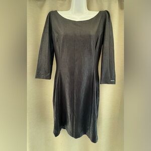 Guess Charcoal Long Sleeve Dress